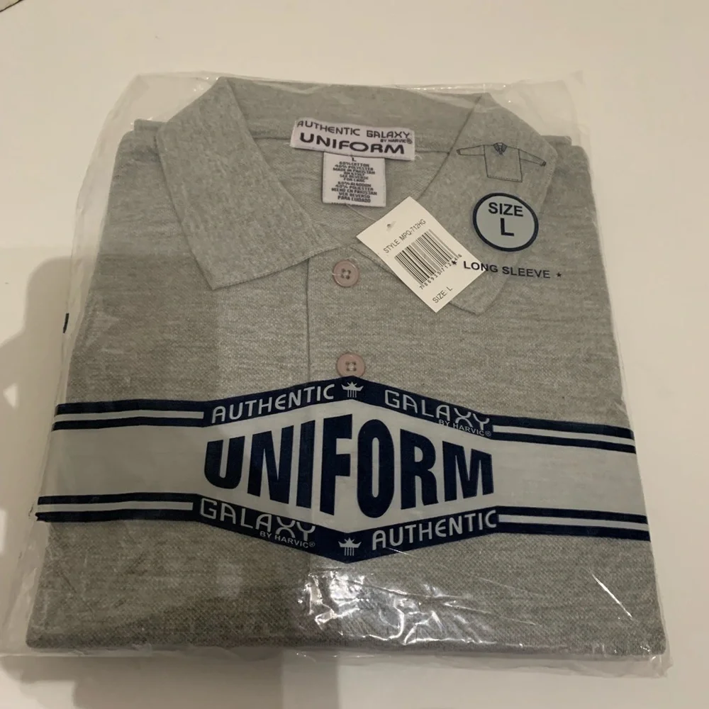 GALAXY Uniforms Long Sleeve Uniform Polo L